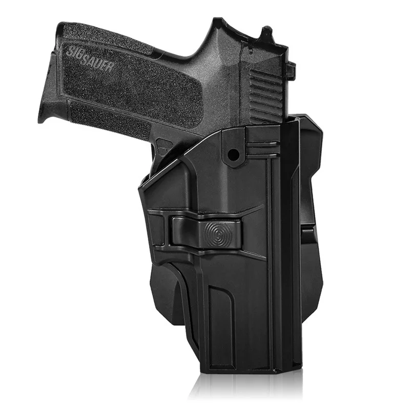 

Polymer OWB Holster Compatible with Sig Sauer SP2022 Tactical Index Finger Release Paddle Belt Holster Fit SP2022 Holder Case