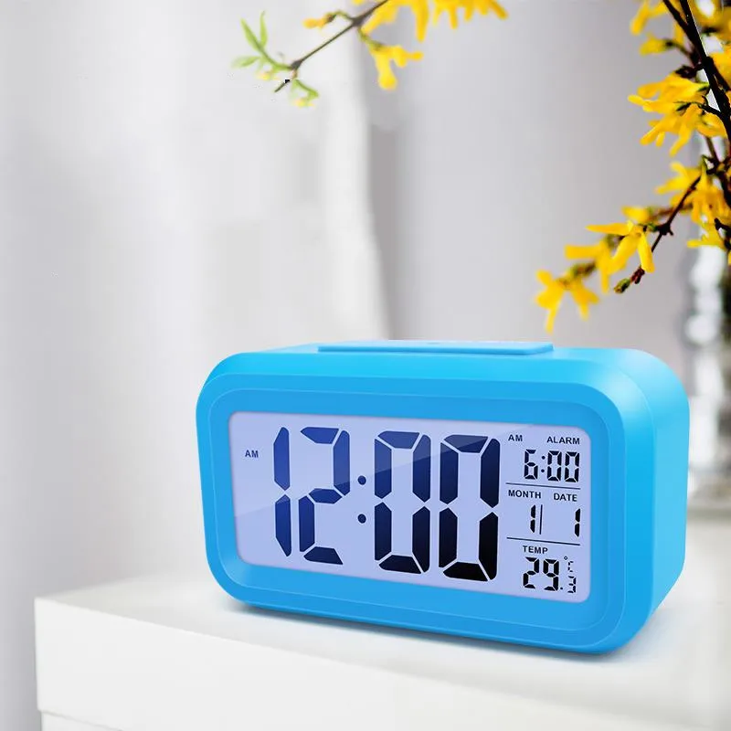 Цифровой будильник со светодиодным дисплеем и функцией повтора Электронная