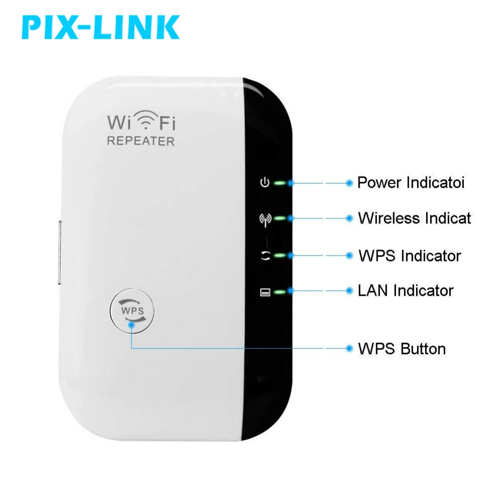 

Wireless Wifi Repeater 300Mbps 802.11n/b/g Network Wifi Extender Signal Amplifier Internet Antenna Signal Booster Repetidor Wifi