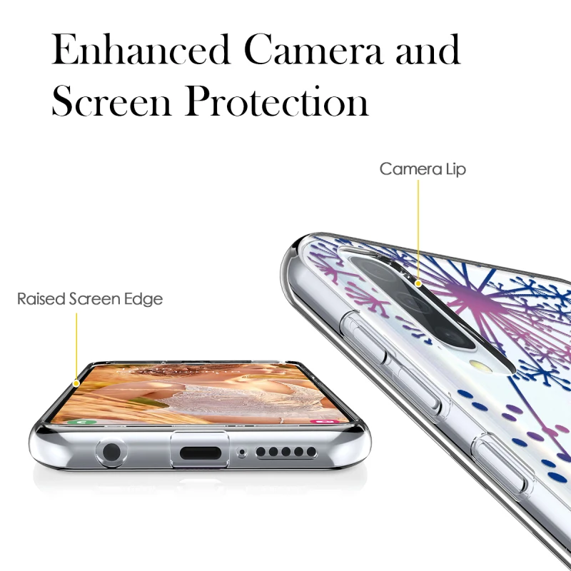 Luxury Cover For Samsung Galaxy A50 A40 A70 A20e case S10 plus Note10 Transparent ShockProof Silicone Soft TPU Case | Мобильные
