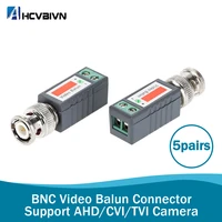 10pcs cctv video balun passive transceivers 2000ft distance utp balun bnc cable cat5 cctv utp video balun
