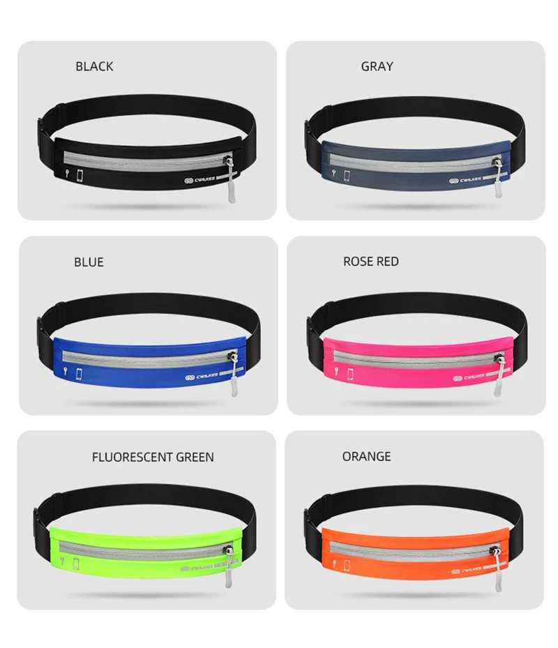 Running Bag Women Waterproof Jogging Belt Cell Mobile Phone for Men Gym Waist Pouch Run Sports Fanny Pack | Спорт и развлечения
