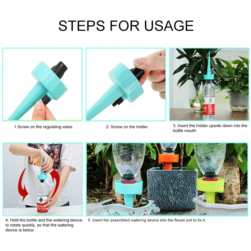 

Automatic watering device dripper potted watering artifact drip lazy watering device water seepage Plant drip Irrigation