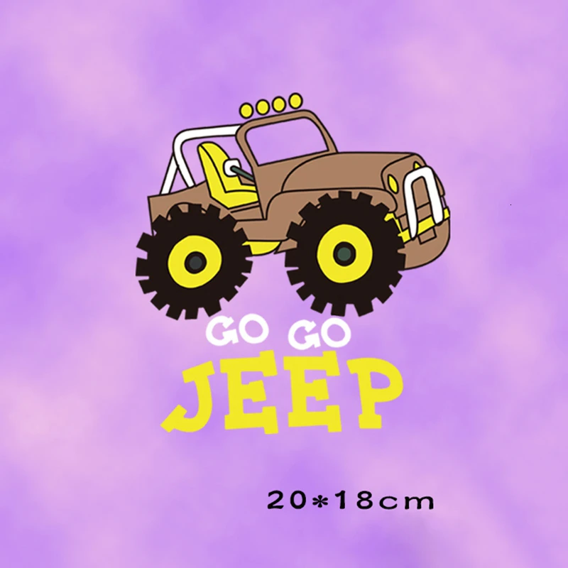 Мультяшные нашивки с надписями для автомобиля go Jeep красивые автомобильные