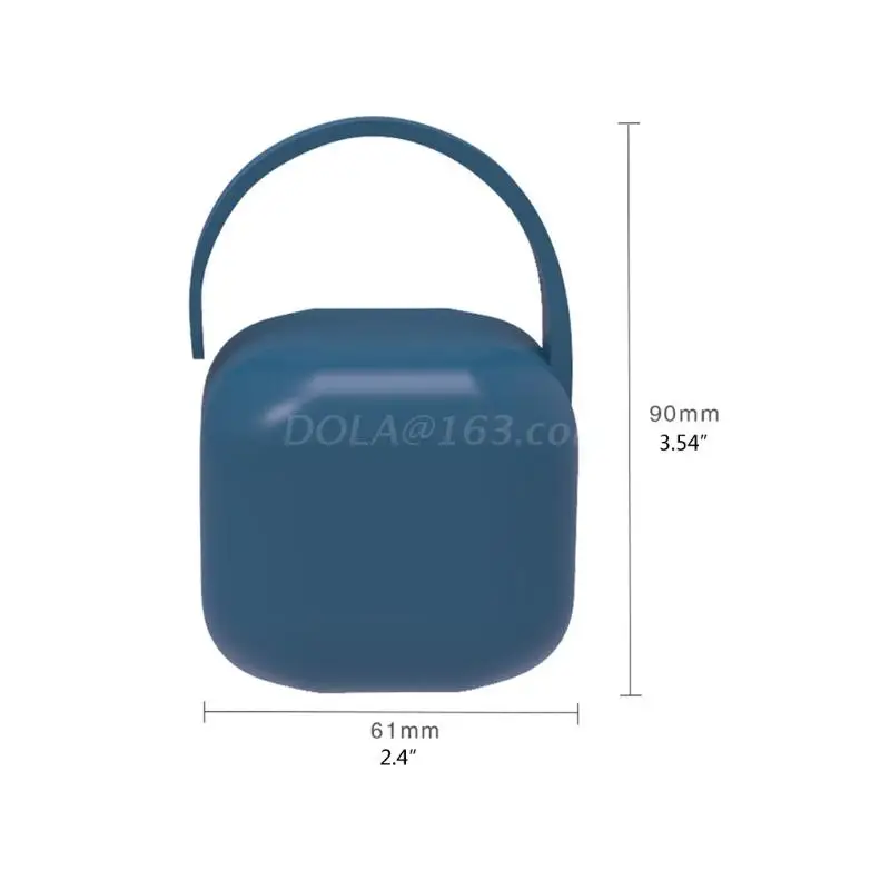 

Travel Dust Cover Teether Storage Case Portable Pacifier Box Soother Container Plastic Holder
