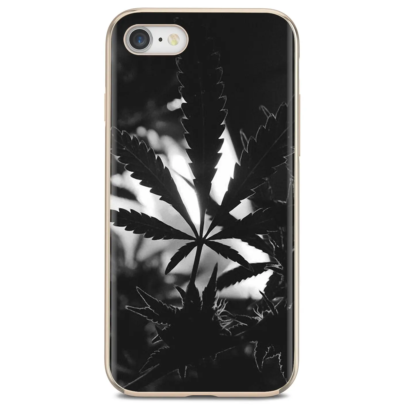 Тонкий силиконовый мягкий чехол из ТПУ для телефона листья лекарства сорняки Xiaomi