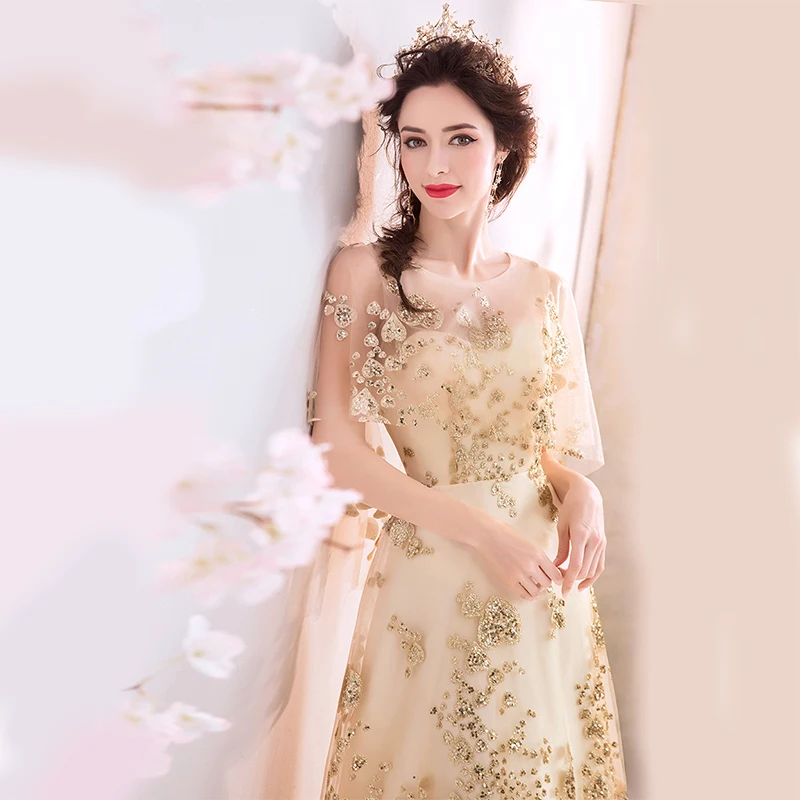 Рисунок 3 - Элегантные золотистые вечерние