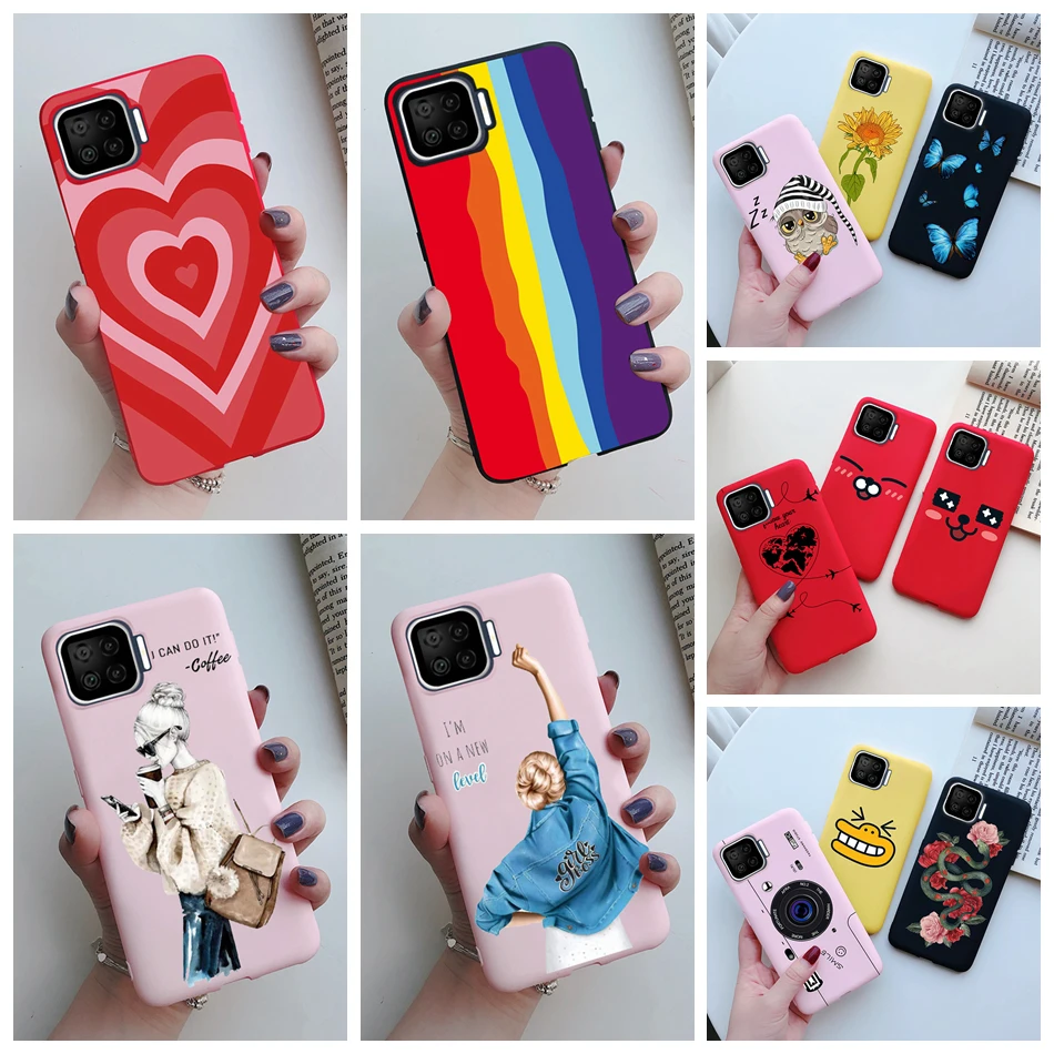 For OPPO A73 Case Beautiful Girls Heart Fundas Soft Silicone Shockproof Cover For OPPO A73 2020 CPH2099 A 73 OppoA73 Phone Case