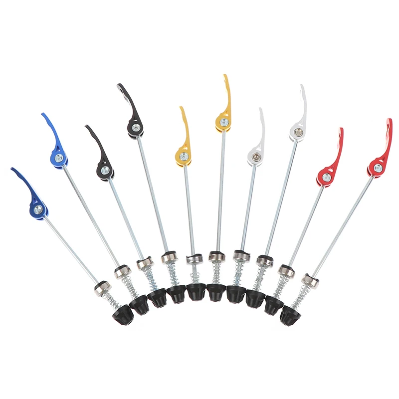 Aluminium Alloy 2Pcs Bicycle Quick Release Wheel Hub Skewers Mountain Road Bike Front&ampRear Skewer Bolt Lever Axle Tools | Спорт и