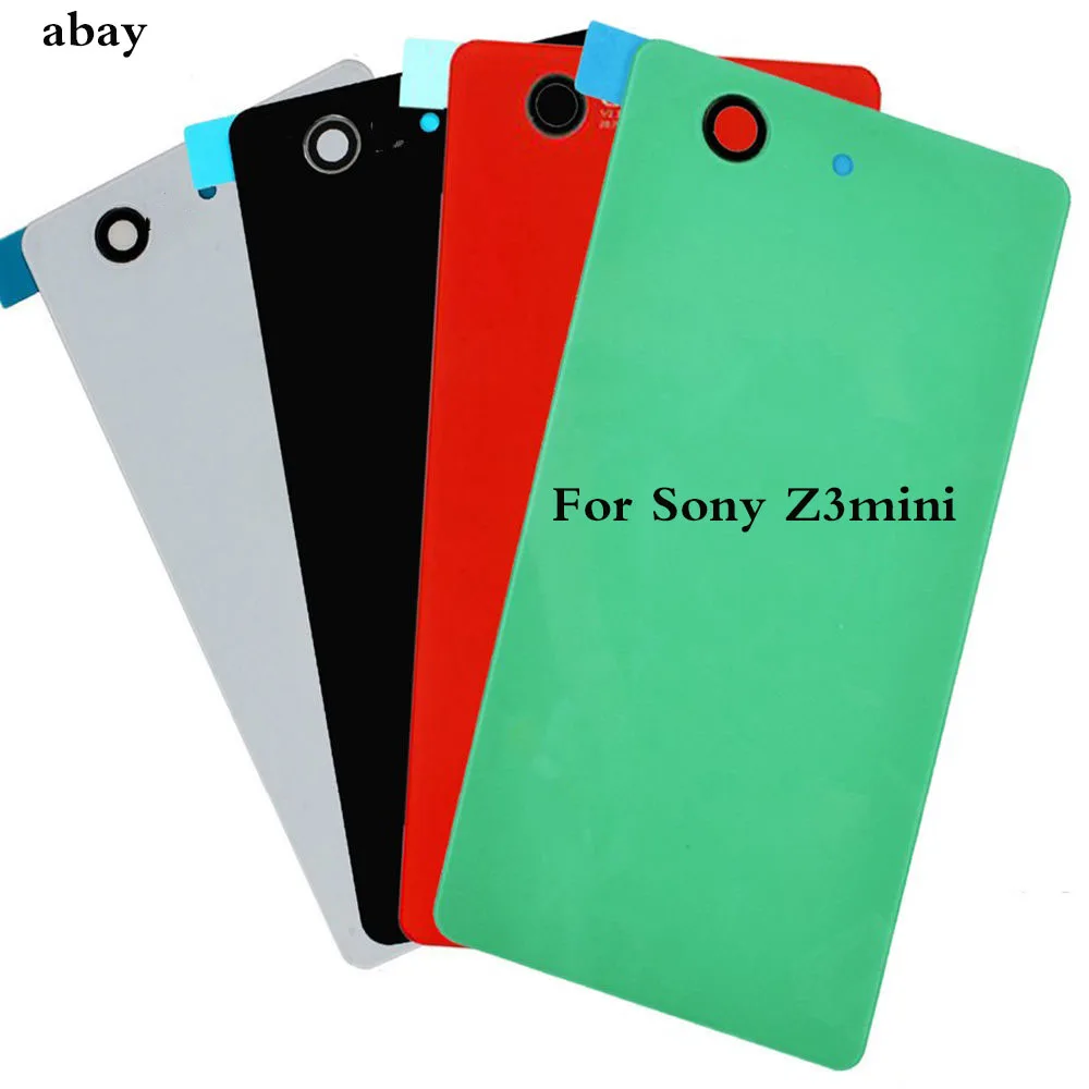 Задняя крышка из стекла для Sony Xperia Z3 Compact Mini M55w D5803 D5833 задняя стекла|Корпусы и