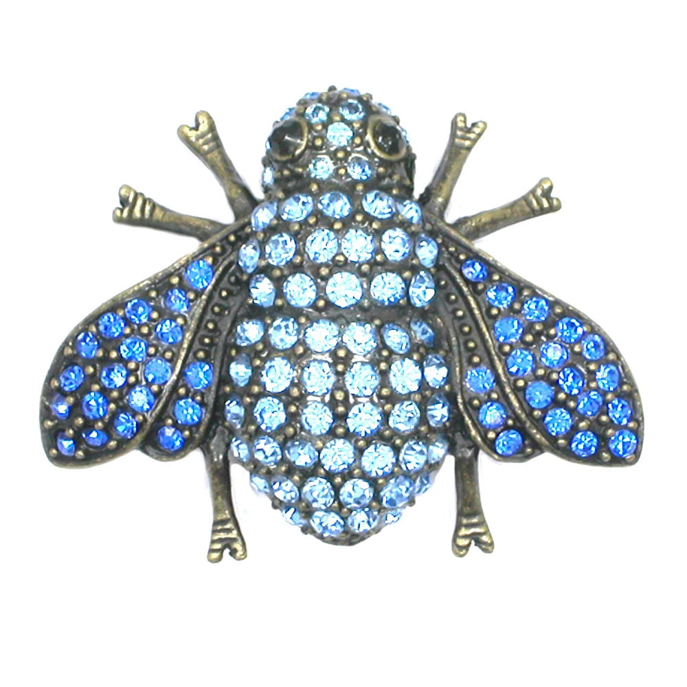 

Cicada Rhinestone Badge Brooches For Women Men Fashion Jewelry Retro Boutonniere Hijab Pins Elegant Coat Accessories