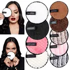 Многоразовые подушечки из микрофибры для снятия макияжа, моющиеся ватные диски, полотенце для лица, салфетки для снятия макияжа Уход за кожей лица, дизайн ногтей спонж для очищения