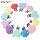 Силиконовые форменные зажимы TYRY.HU с круглым сердцем без бисфенола