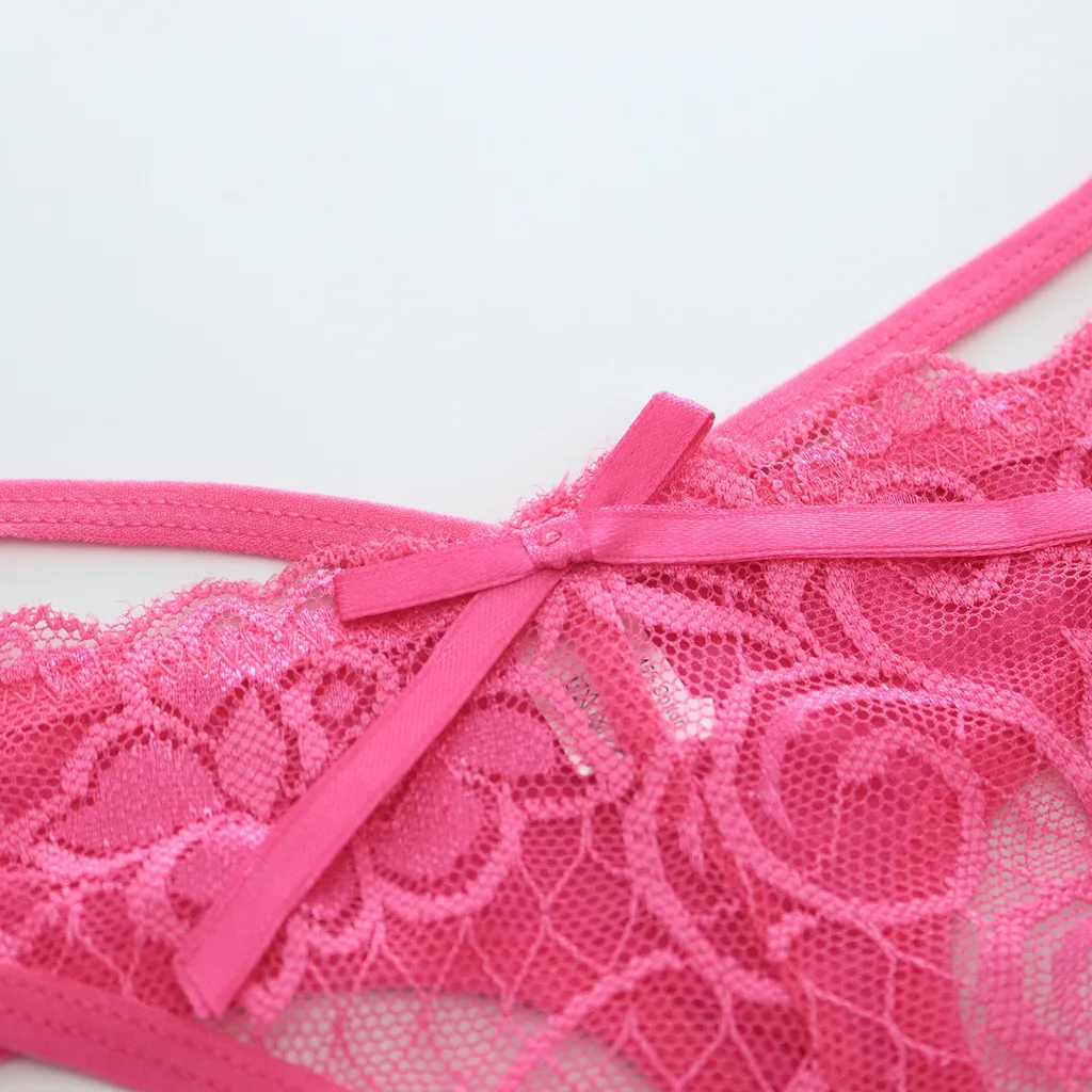 Сексуальное кружевное нижнее белье женские трусики-стринги бандажные трусы для