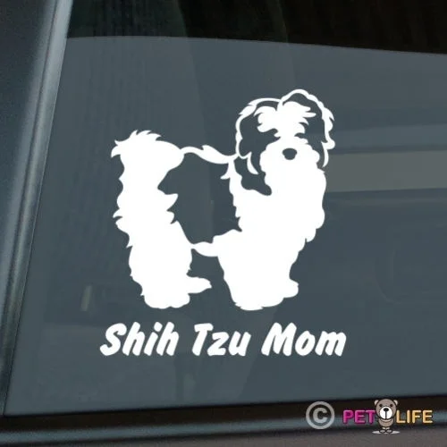 

Наклейка для Shih Tzu Mom вырезанная виниловая наклейка с Львом собакой