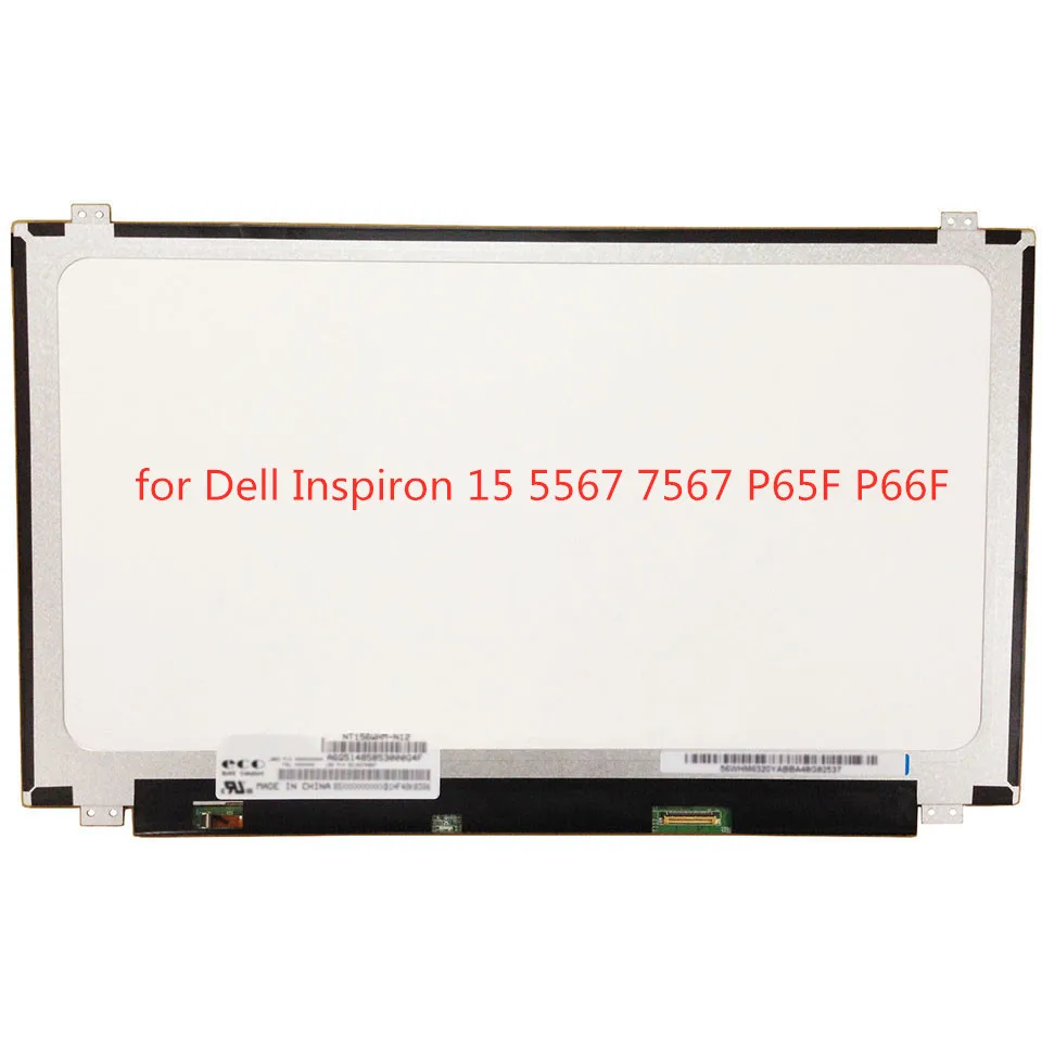 30 pin 15," ips экран для Dell Inspiron 15 5567 7567 P65F P66F FHD 1920X1080 матрица 7000 игровой ноутбук светодиодный сменный дисплей