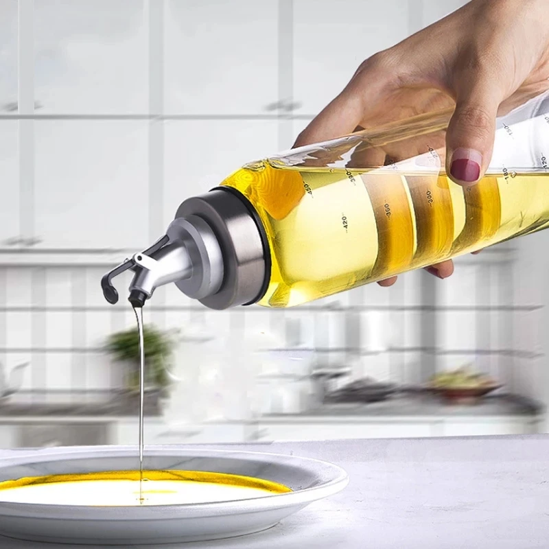 

Кухня оливкового масла графинчик диспенсер бутылка для соевого соуса уксус Стекло бутылки со шкалой масленка контейнер для приправы Пособия по кулинарии масло Sp