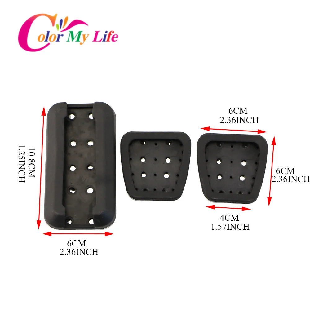 Цветные автомобильные педали из нержавеющей стали My Life AT MT покрытие для Honda Accord 2014