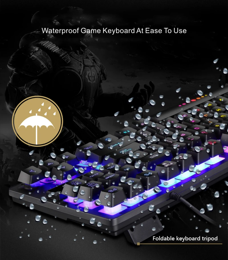 edition keyboard 87 keys blue switch gaming keyboards luminous characters for tablet desktop russianus sticker free global shipping