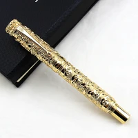 high quality luxury vintage dragon ballpoint pen 0 7mm nib jinhao pen office supplies stationery caneta novelty gift