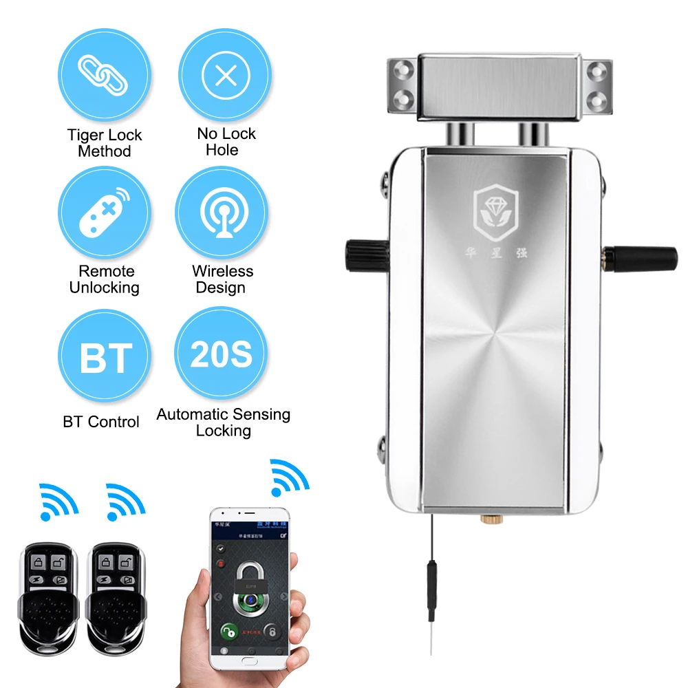 Умный Замок с дистанционным управлением невидимый замок защитой от кражи для
