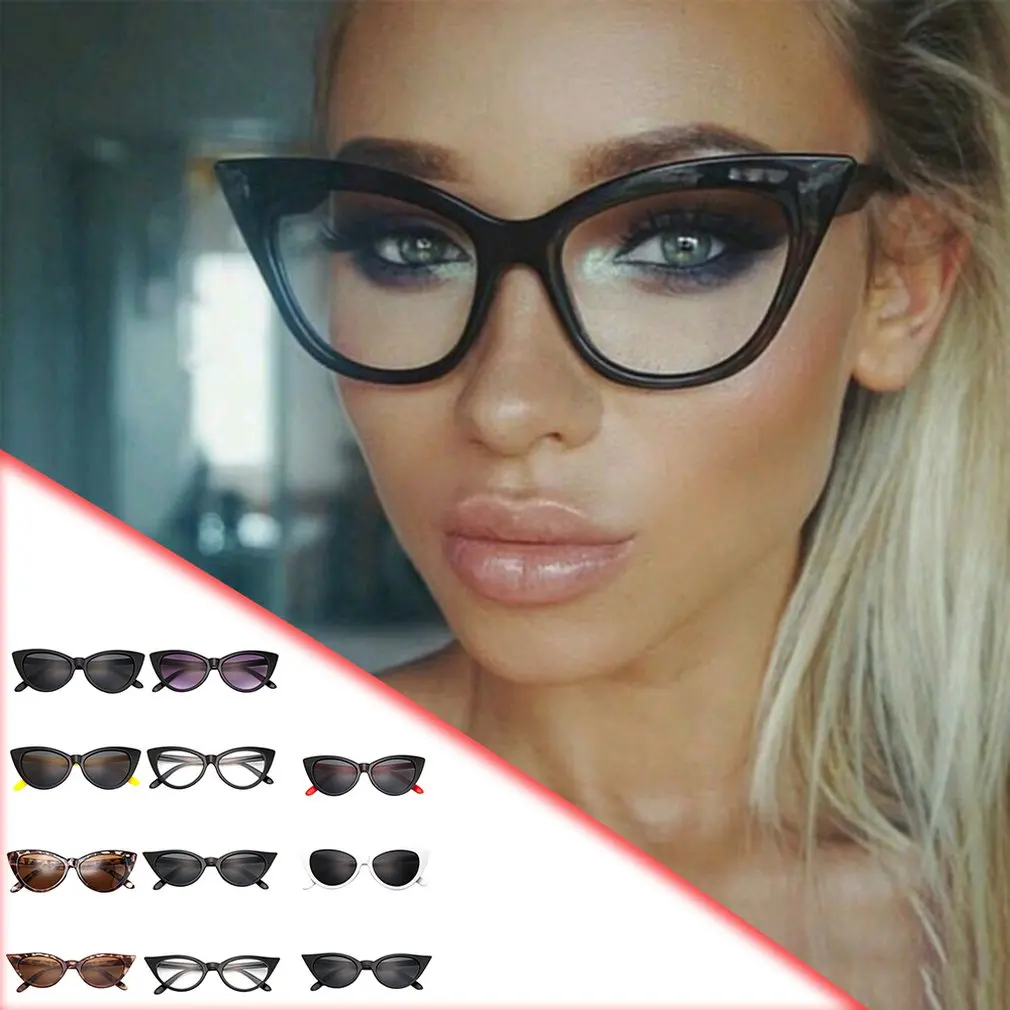 2020 New Cat Eye Glasses Ladies Sunglasses Retro Sexy Fashion Brand Multi-style Gafas de sol Chic Sunscreen | Аксессуары для
