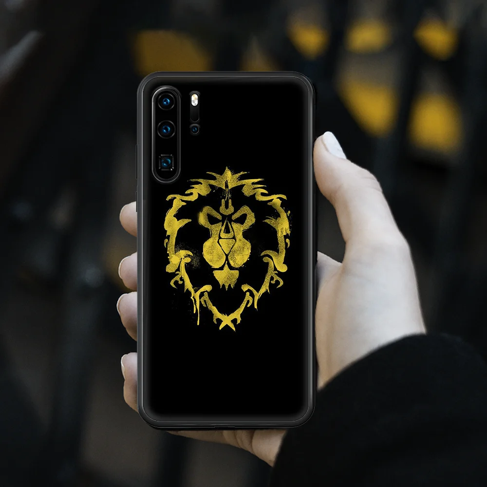 

World of Warcraft Phone Case cover For huawei p 8 9 10 20 30 40 P pro Smart 2019 Z lite mini black Funda Silicone Cell Luxury