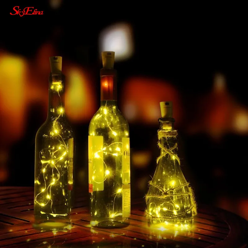 2/5/10m LED Star String battery Lights Fairy Micro Copper Wire for Party Christmas Decoration New Year Curtain Lighting 5 | Дом и сад