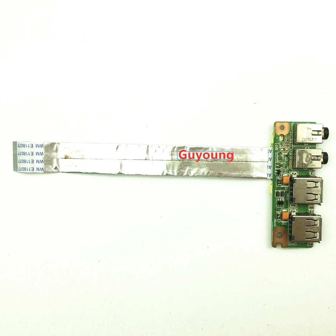 Плата с аудиоразъемом USB для ASUS K53 K53SV K53SD A53S X53S K53S P53S|Компьютерные кабели и разъемы|