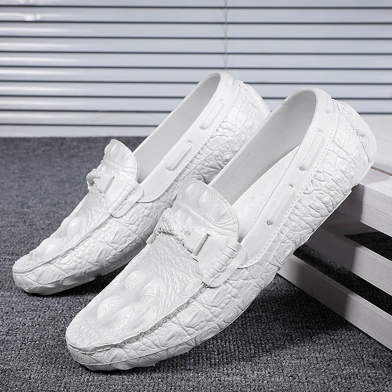 

2021 Summer New European Style Male Dress Shoes Round Toe Breathable Casual Business Shoes Wear-resisting Non-slip Size 39-44