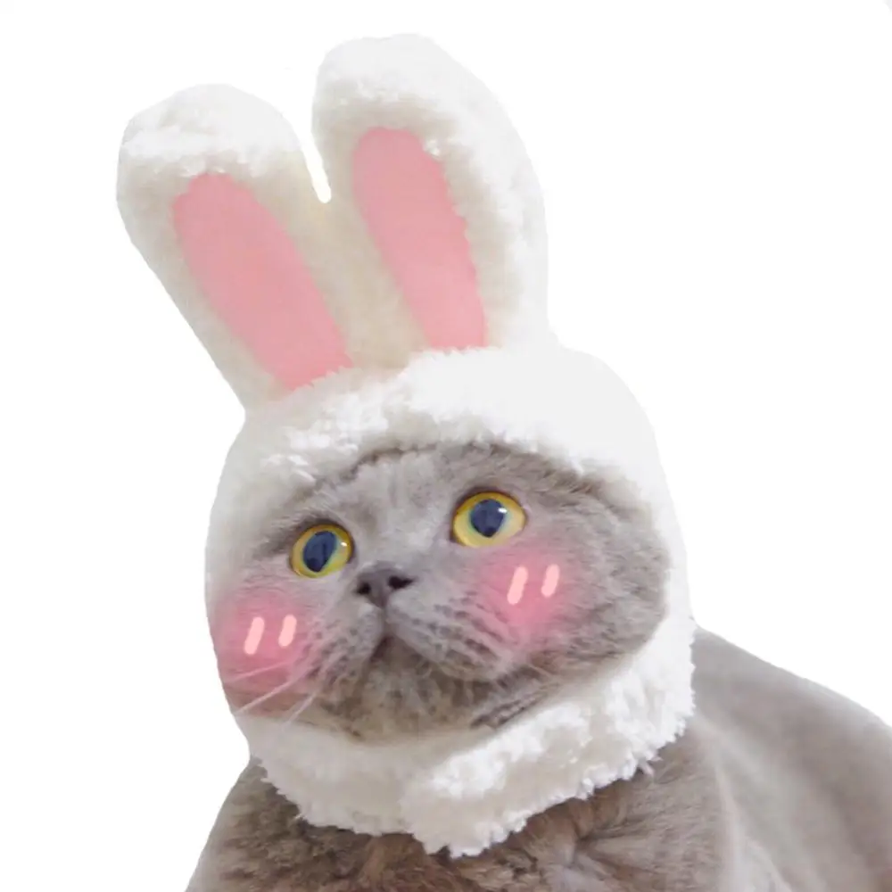 Costume Bunny Rabbit Hat with Ears for Cats &amp Small Dogs Party Accessory Headwear | Дом и сад
