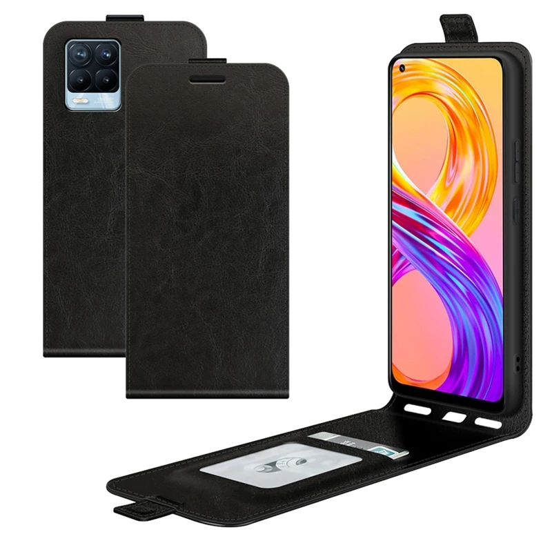 

Flip Leather Cases For OPPO Realme 8 Realme 8 Pro High Quality Vertical Wallet Leather Case