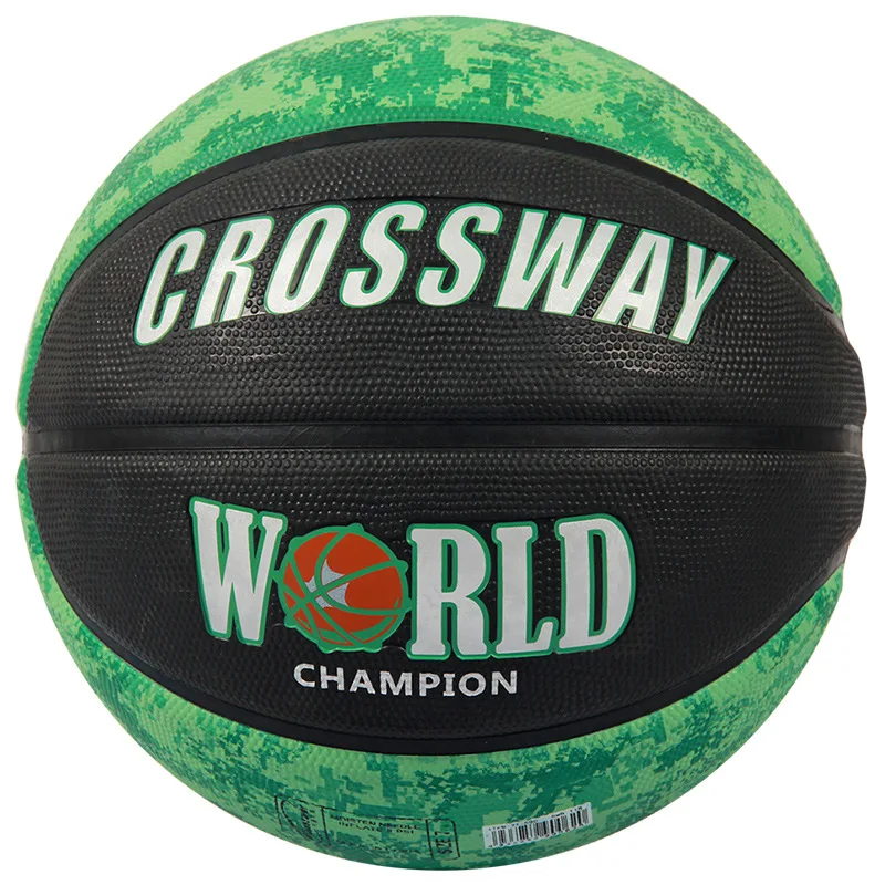 

Basketball, rubber adult concrete floor wear-resistant sports competition training blue ball