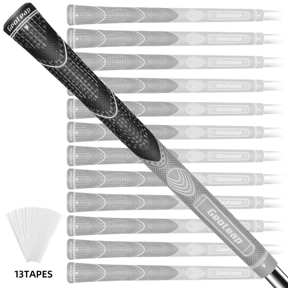 Многокомпонентные Грипсы Geoleap для гольфа шнур с резиновым стандартным размером 13