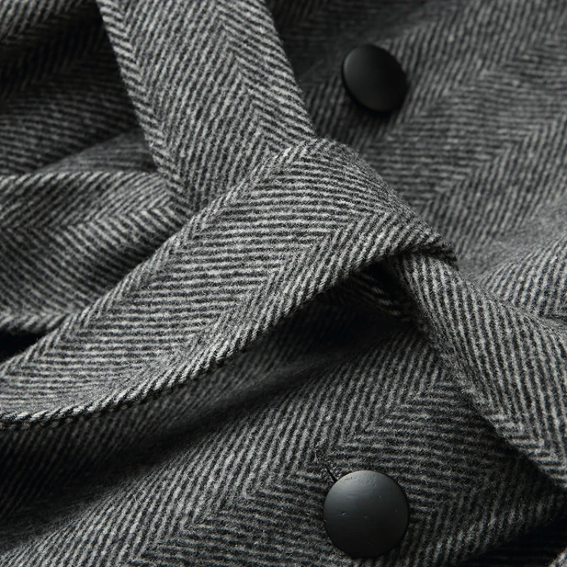 Зимняя женская куртка 100% шерстяное пальто женское осенне-весеннее двубортное