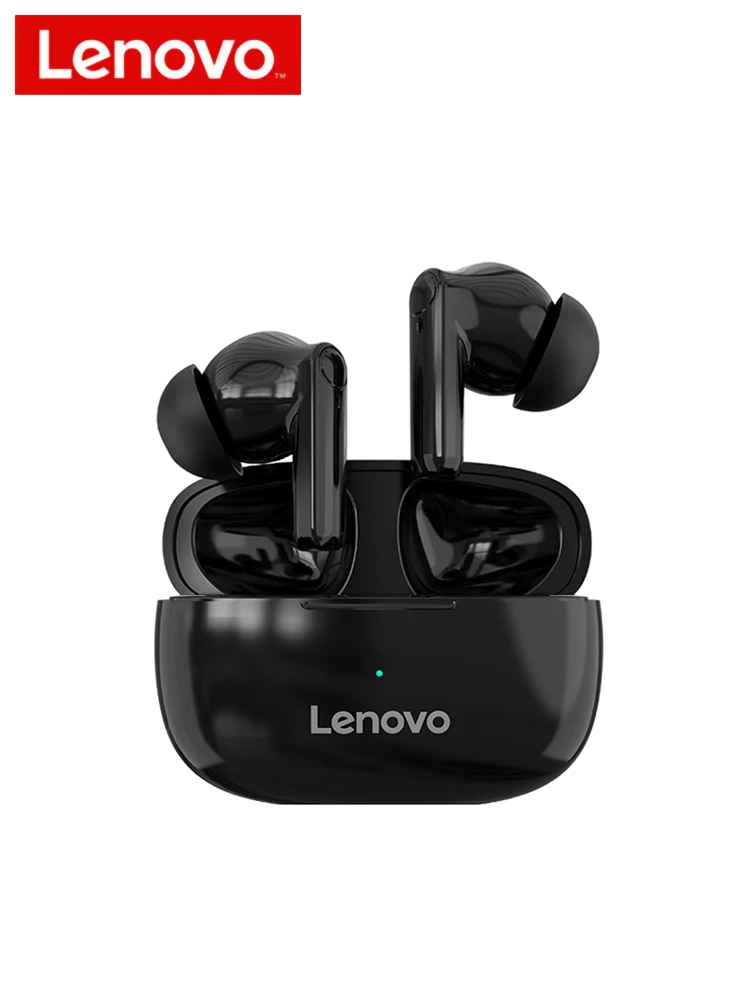 Беспроводные Bluetooth наушники Lenovo HT05 TWS спортивные стереогарнитура с микрофоном и