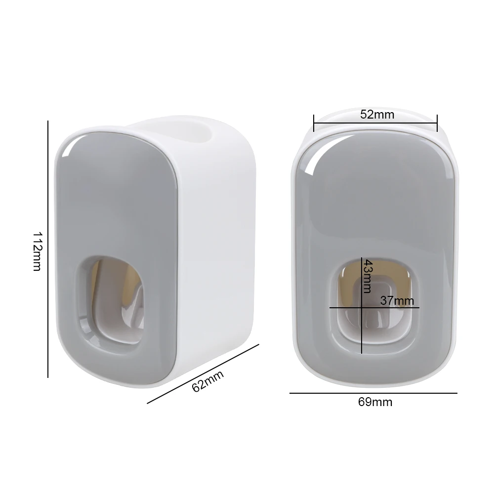 

Toothpaste Squeezers Bathroom Toothbrush Holder Tool Toothpaste Dispenser Wall Mount Bathroom Accessories