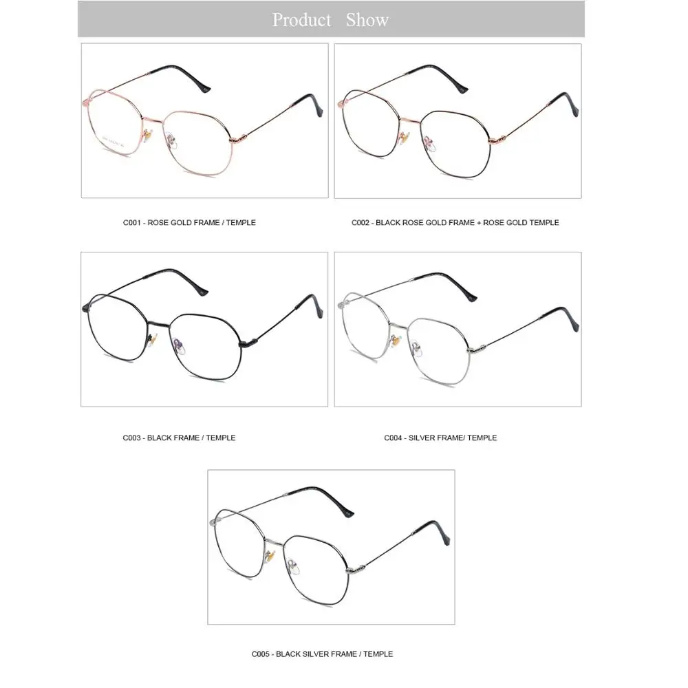 Женская оправа Геометрическая без рецепта прозрачная 54 мм золотой неровный с
