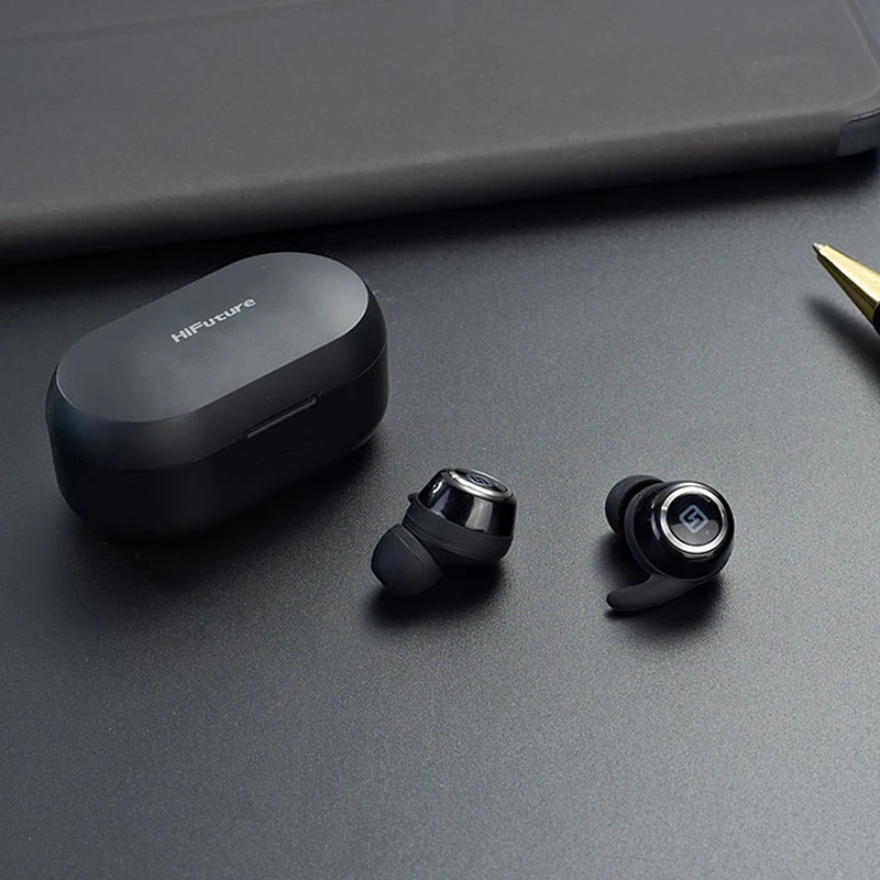 Новые поступления HiFuture настоящие беспроводные наушники Bluetooth 5,0 V воспроизведение и Быстрая зарядка сопряжение шумоподавление Hi-Fi стерео звук