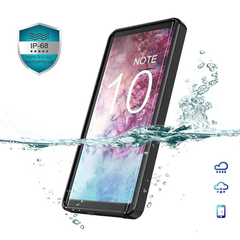 Чехол для Samsung Galaxy Note10 IP68 водонепроницаемый ударопрочный грязеотталкивающий