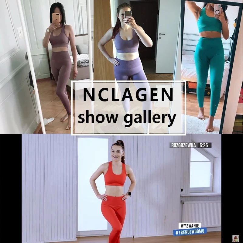 

Women 2 Piece Sport Gym Clothes Fitness Set Squat Proof Pant Seamless Leggings Yoga Bra Sportwear Crop Top Active Workout Suit