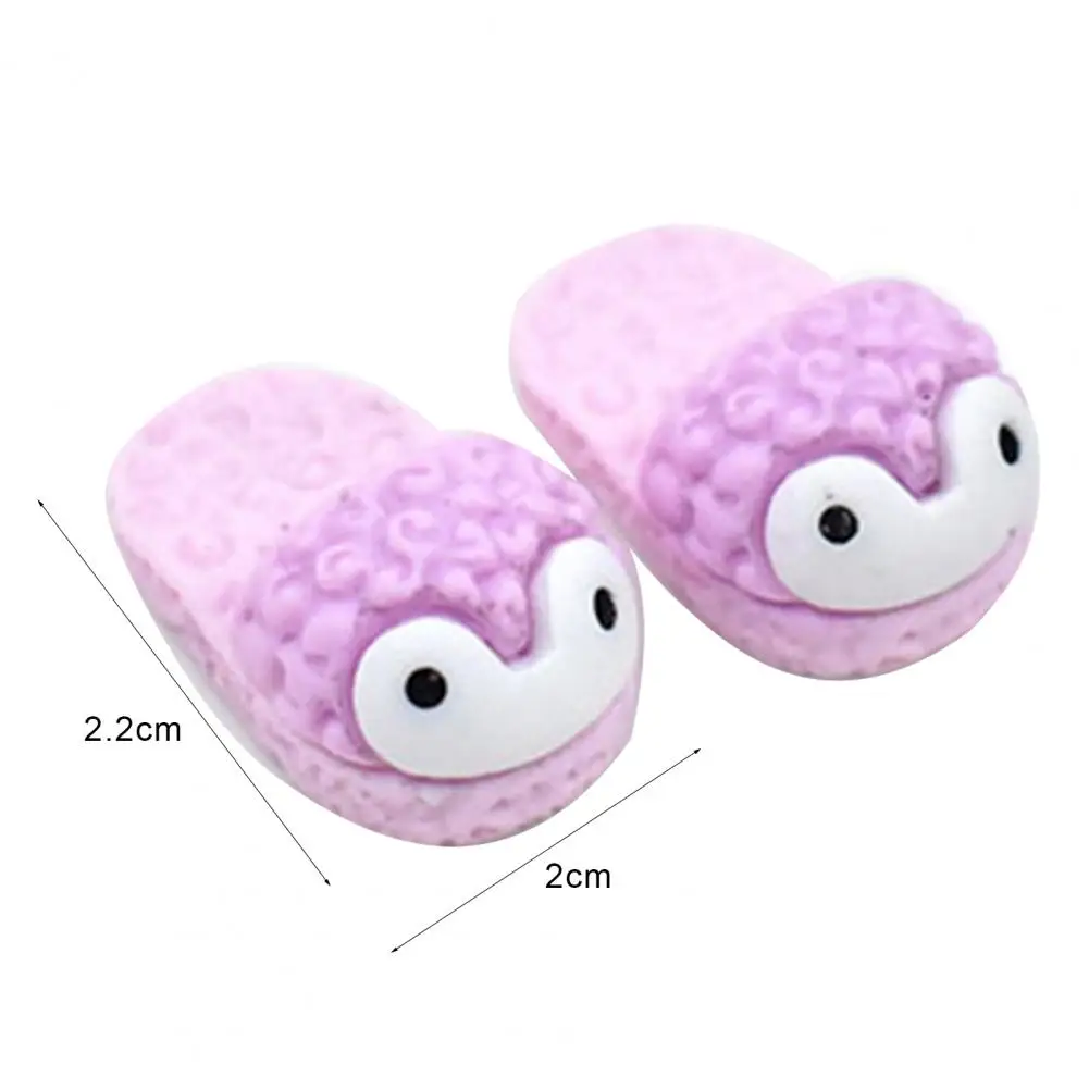 

4Pcs Mini Simulation Cartoon Penguin Slippers Doll House Play Toy Kids Gift Ornaments Figurines Toys DIY Dollhouse Accessories