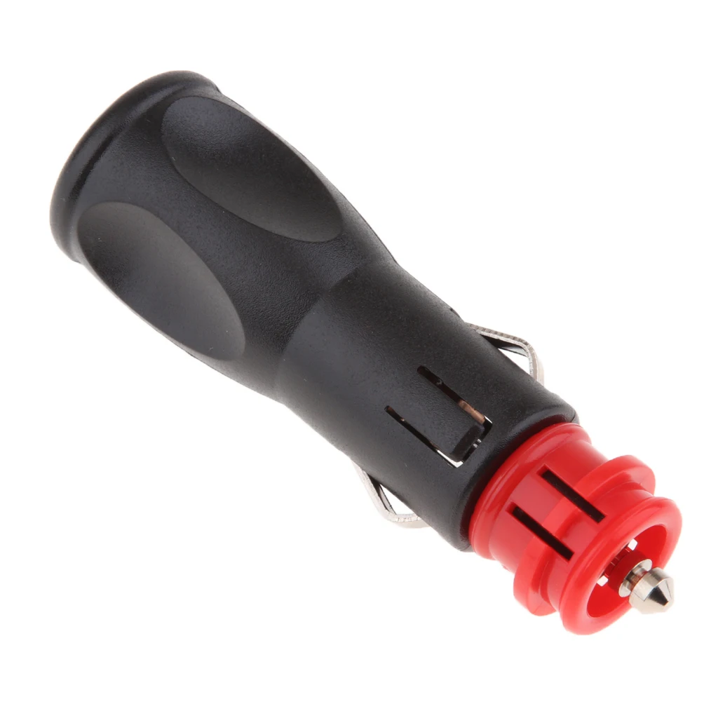 

12-24V Socket Plug Car Cigarette Lighter Power Connector 8A Fuse For Male