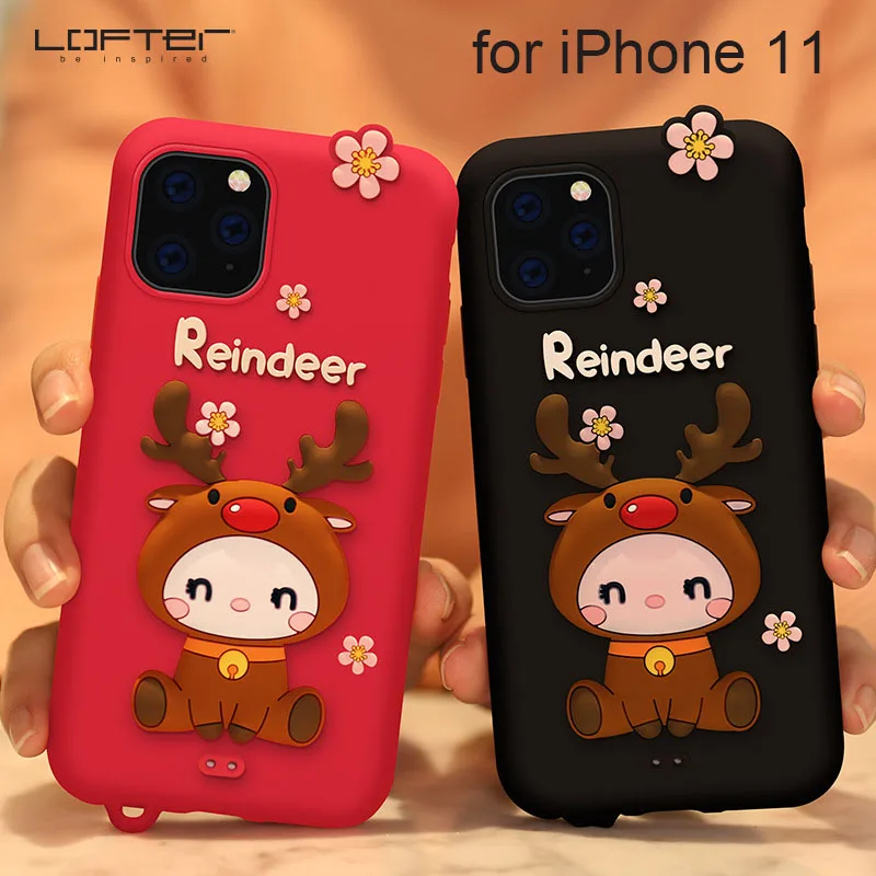 

Мультяшный силиконовый чехол для iPhone 11, мягкая задняя крышка для iPhone 11 Pro 11 Pro MAX, ударопрочные прилегающие Чехлы, милые чехлы для телефонов