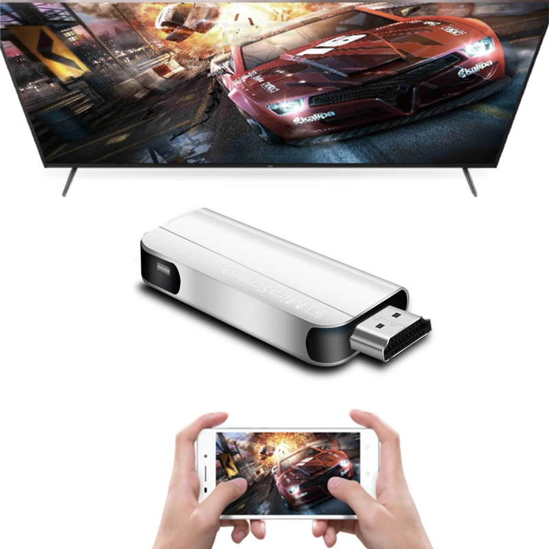 Беспроводной Wi Fi видеоадаптер IOS Android HDMI совместимый экран экрана отображения для