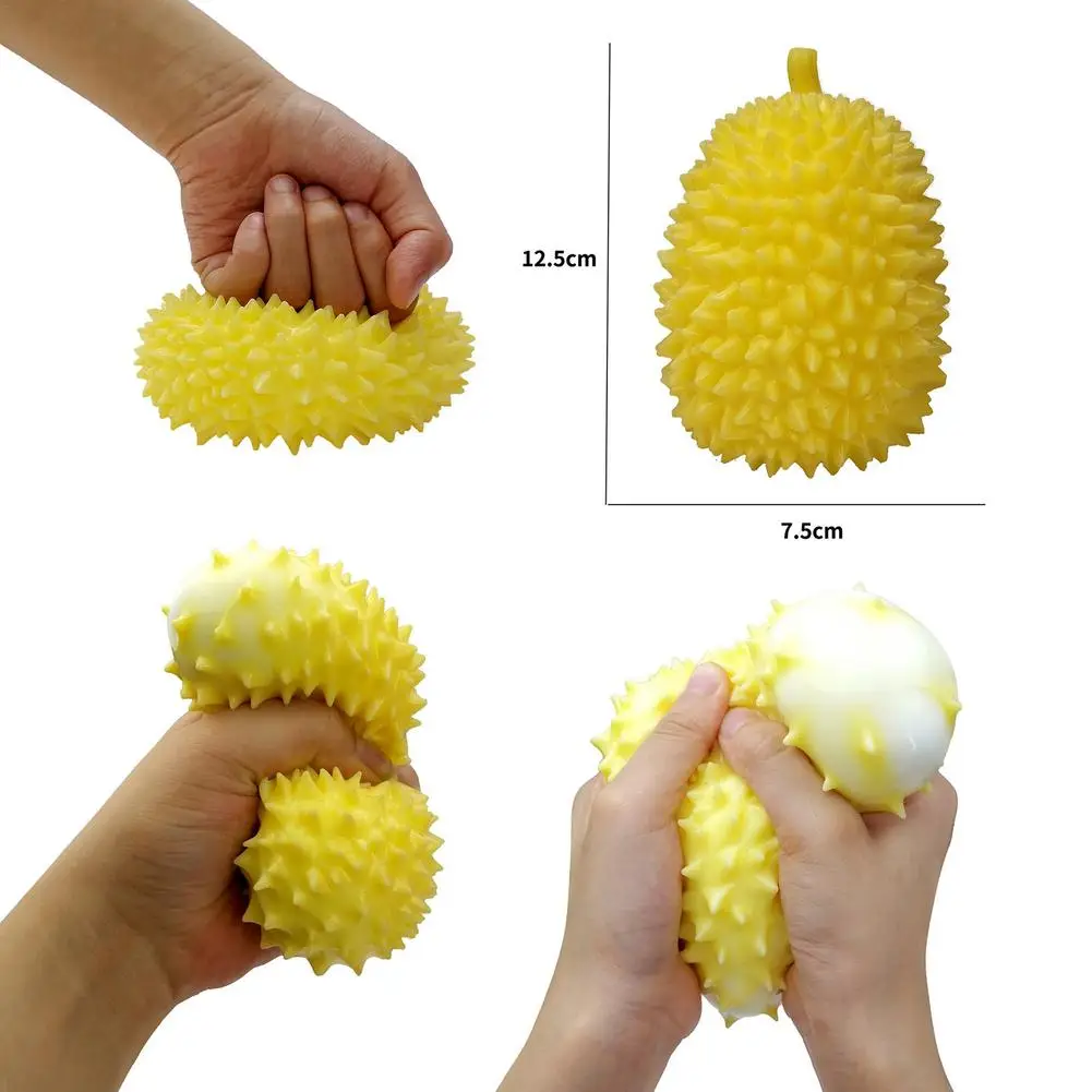 Durian-juguete Artificial seguro para adultos y ni&ntilde;os, juguete sensorial, juego interactivo, regalo para ni&ntilde;os-2