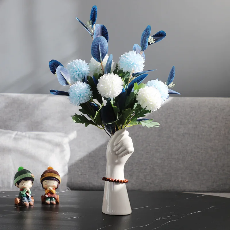 

Nordic creative human body art vase home decoration flower arrangement dry flower art home living room