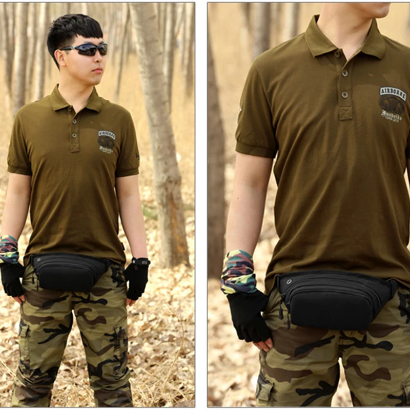 

Wear-resistance Outdoor Running Hiking Military Waist Bag,Unisex Running Tactical Phone Pocket,Men Outdoor Camo Messenger Bag