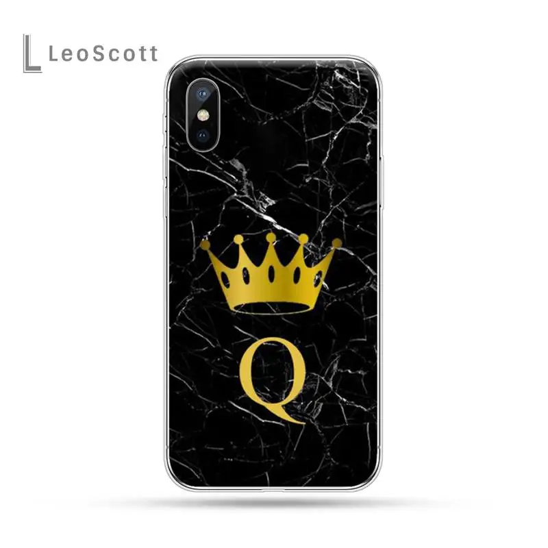 

high quality Marble acronym Initials Phone Case for iPhone 11 12 pro XS MAX 8 7 6 6S Plus X 5S SE 2020 XR
