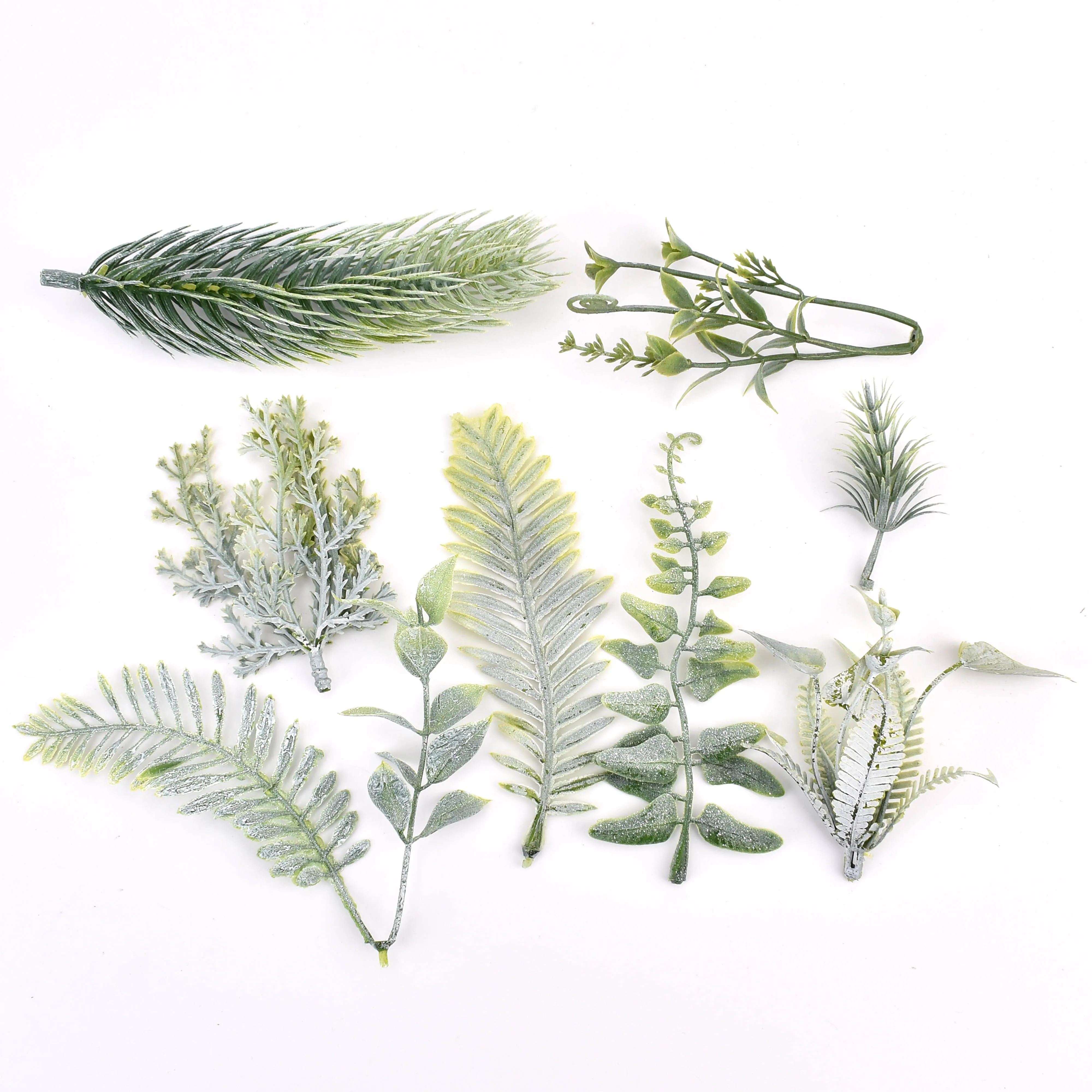 10 шт искусственный цветок листья растений Букет Свадебные украшения дома